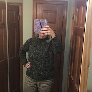 Great green heavyweight cotton sweater